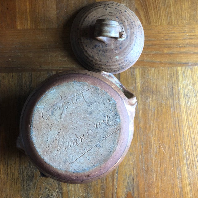 Pottery Lidded Vessel